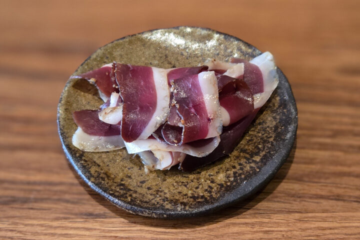 Cave's Morvan ham amuse-bouche