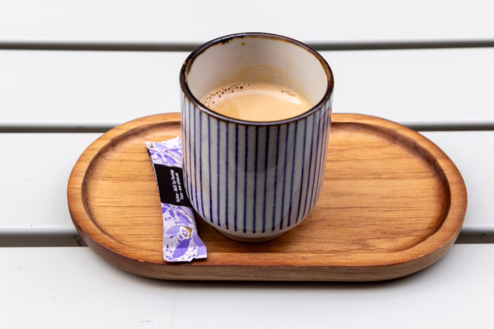 Au Couvent's "Café allongé," or “café lungo” (meaning “long” in Italian)," Chartrons, Bordeaux