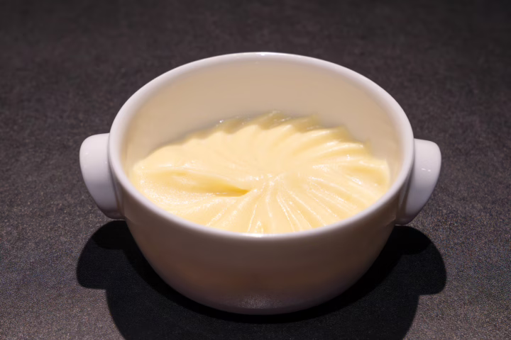 Joel Robuchon's signature pommes puree or mashed potatoes, Paris, France